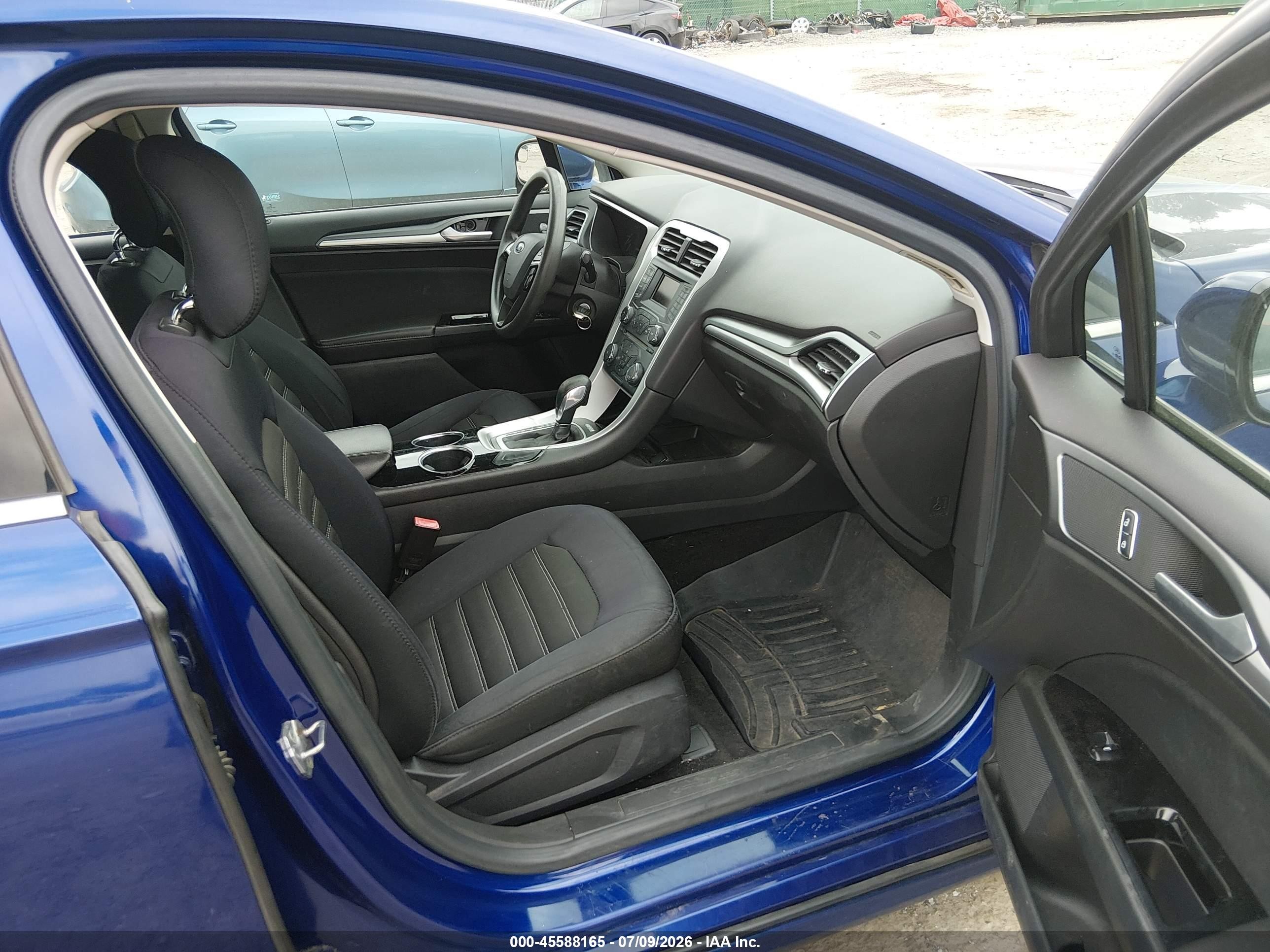 2013 Ford Fusion Se Blue vin: 3FA6P0H77DR130098