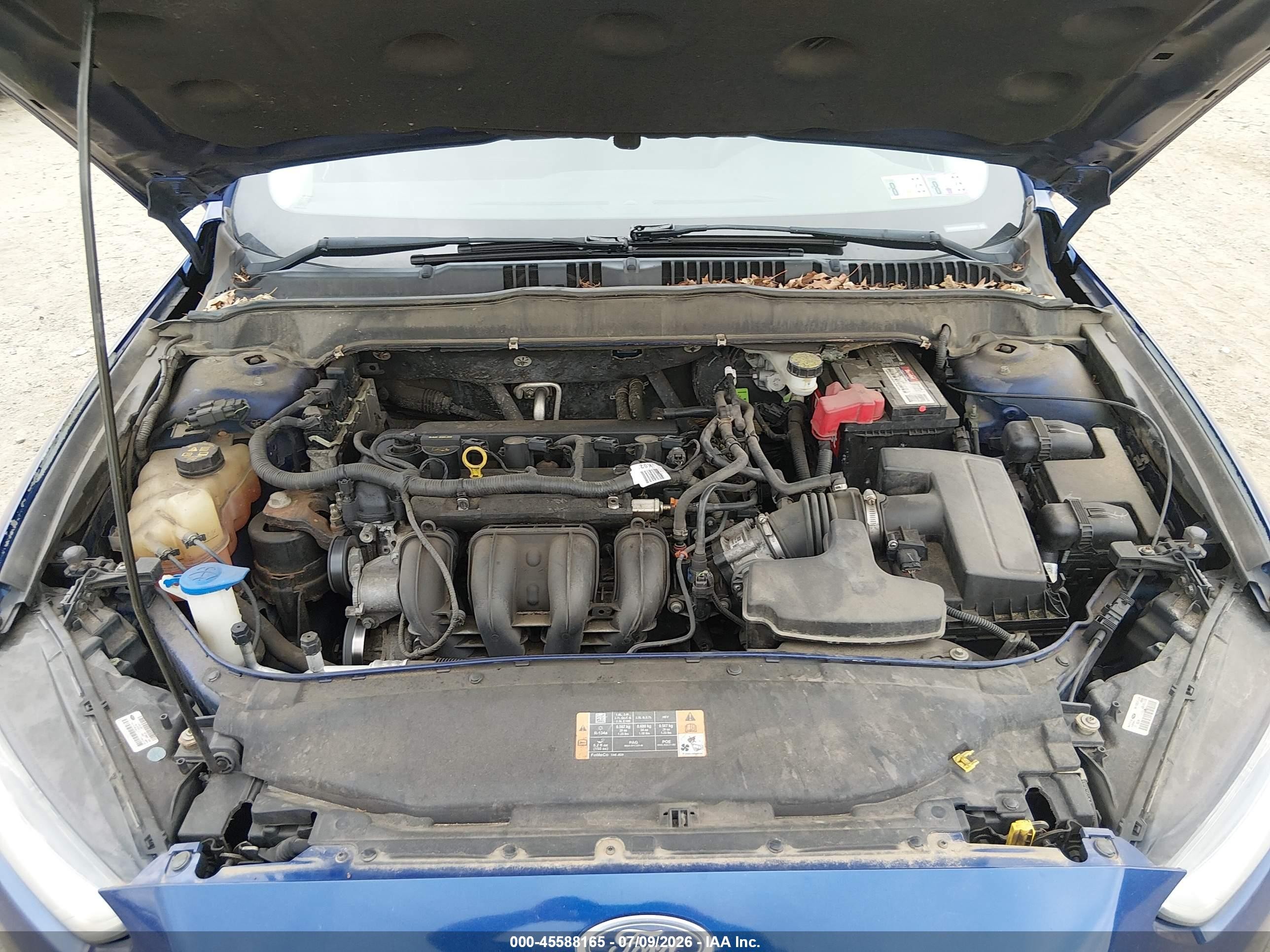 2013 Ford Fusion Se Blue vin: 3FA6P0H77DR130098