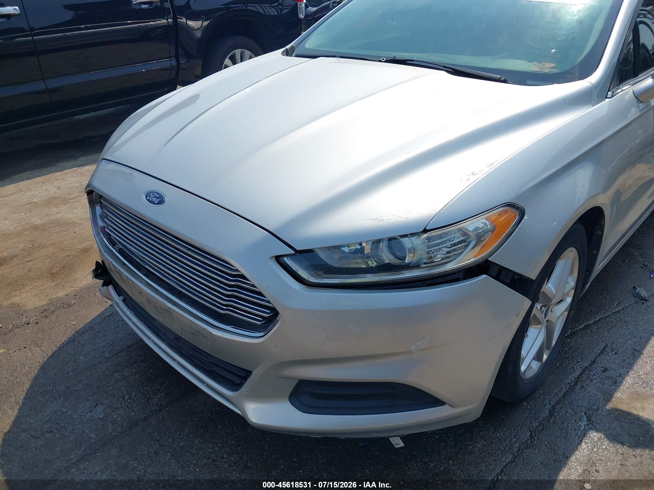 2013 Ford Fusion Se Silver vin: 3FA6P0H77DR131882
