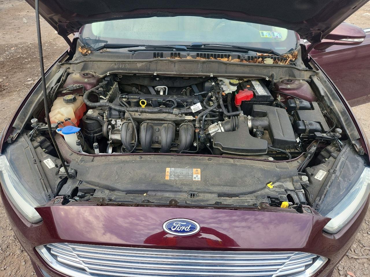 2013 Ford Fusion Se Maroon vin: 3FA6P0H77DR138900