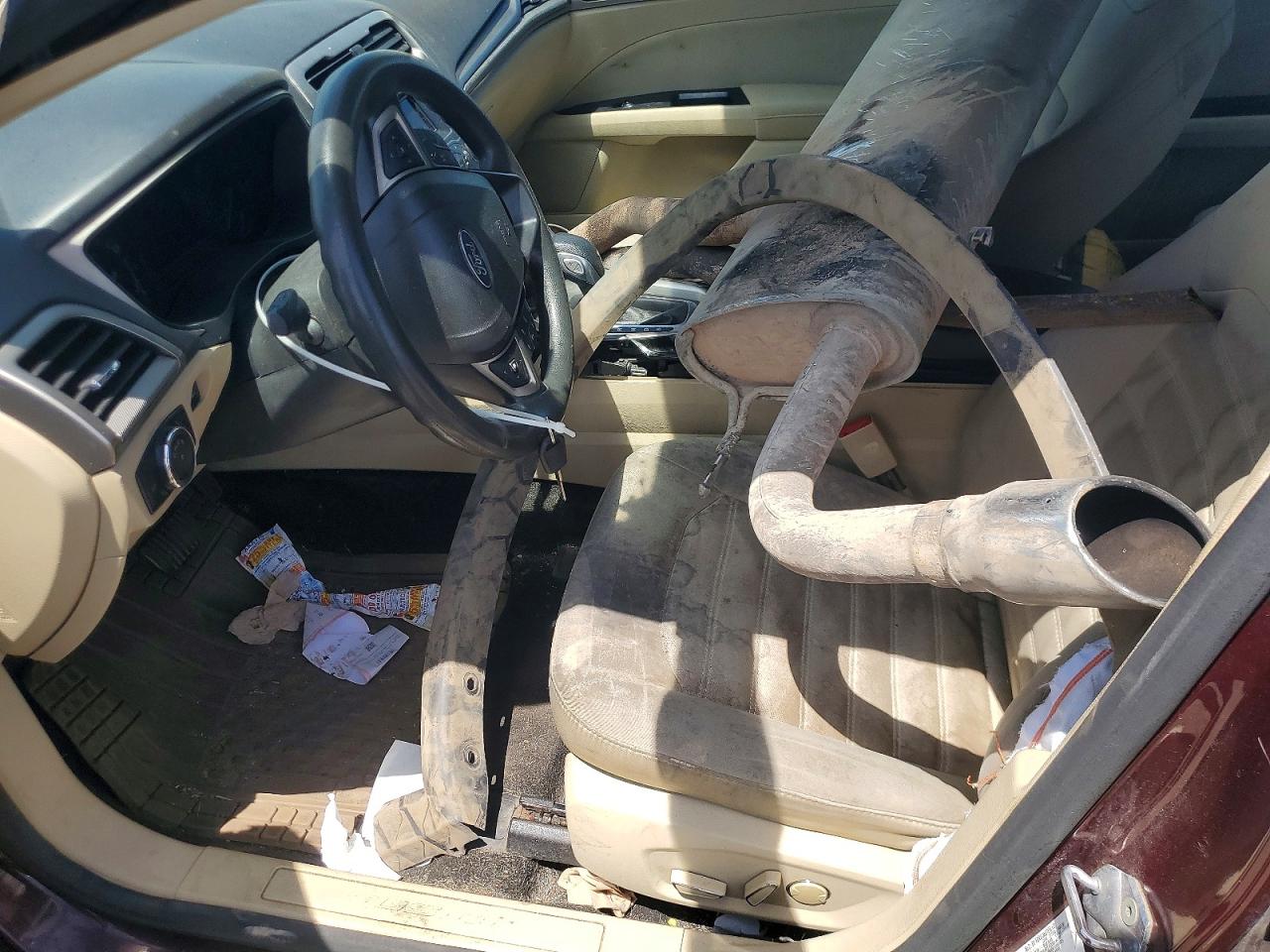 2013 Ford Fusion Se Burgundy vin: 3FA6P0H77DR155406