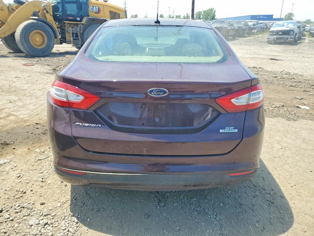2013 Ford Fusion Se Burgundy vin: 3FA6P0H77DR155406