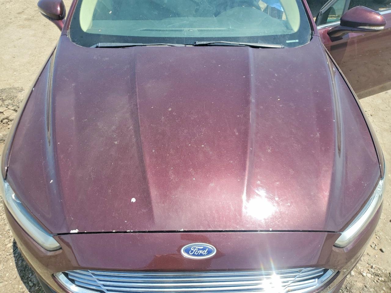 2013 Ford Fusion Se Burgundy vin: 3FA6P0H77DR155406