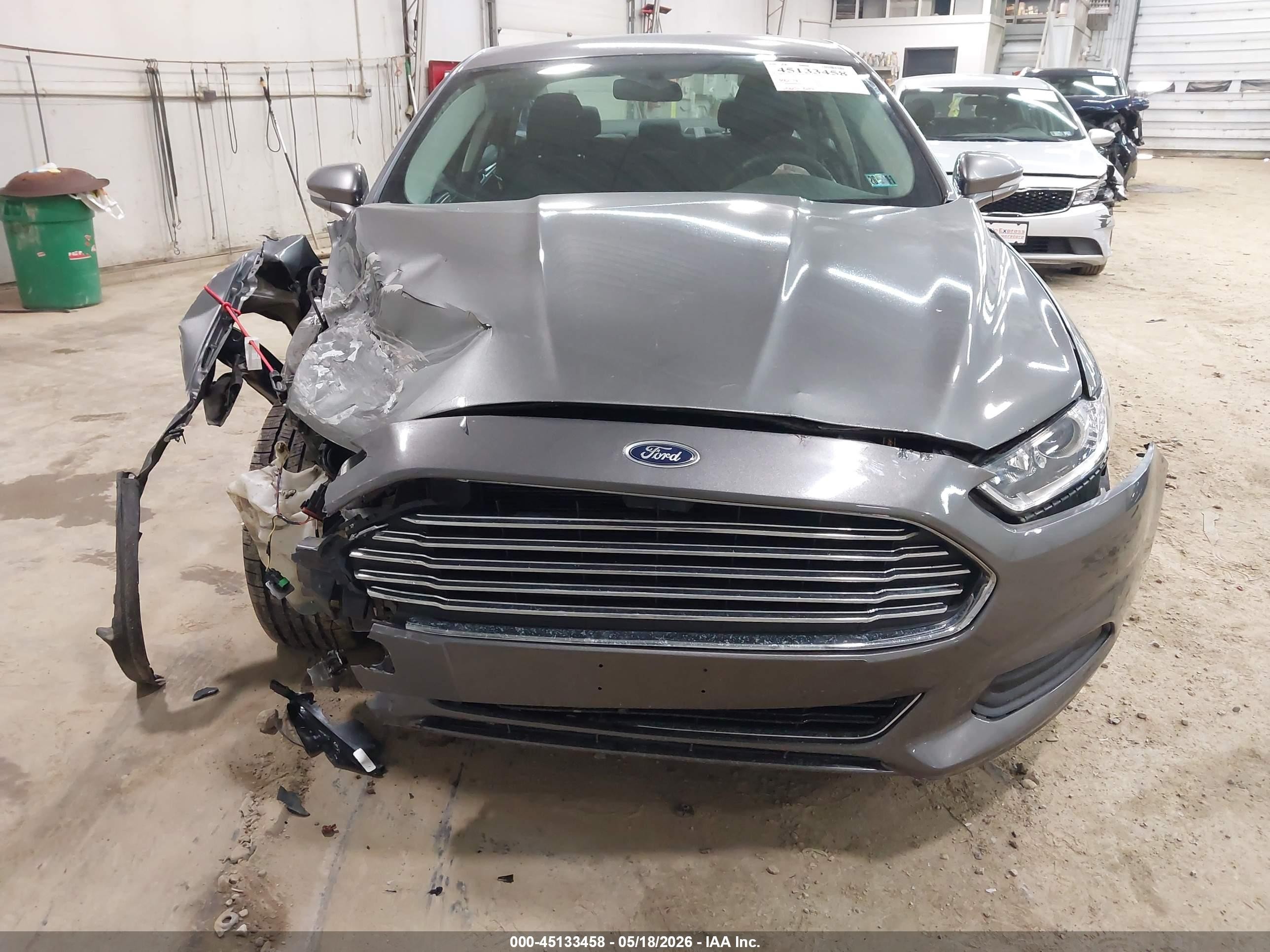 2013 Ford Fusion Se Gray vin: 3FA6P0H77DR175526