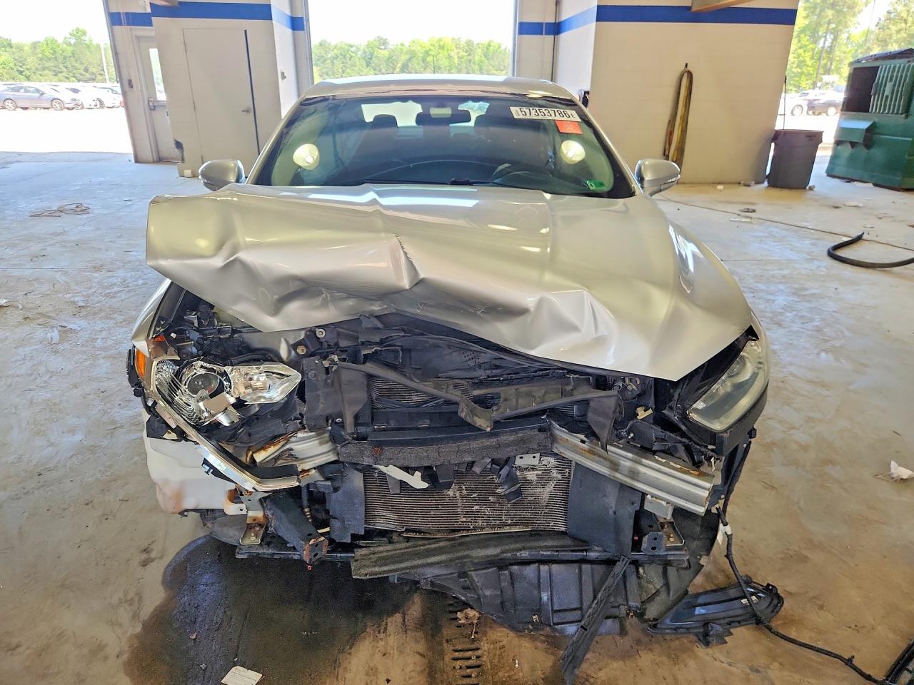 2013 Ford Fusion Silver vin: 3FA6P0H77DR185635