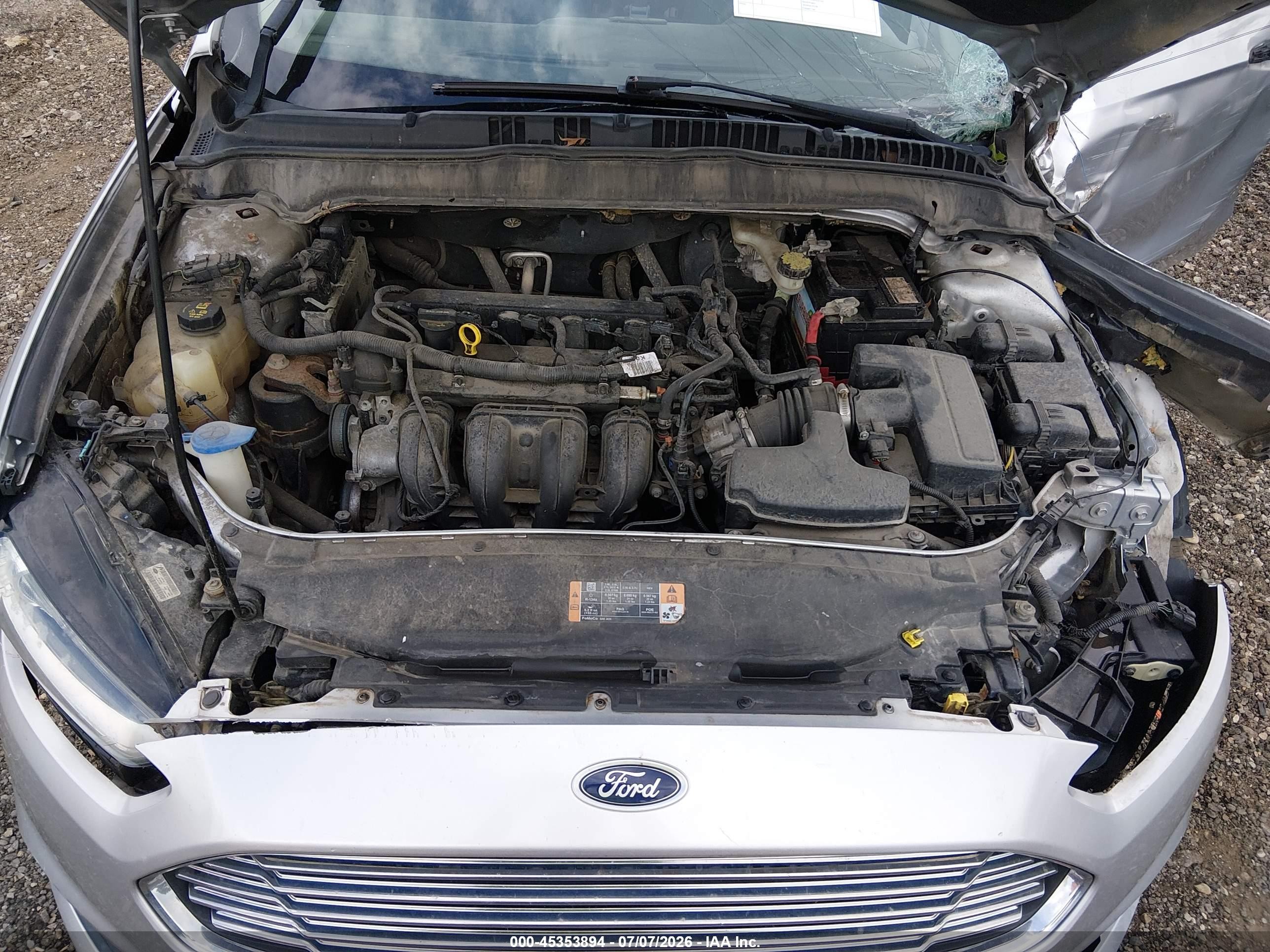 2013 Ford Fusion Se Silver vin: 3FA6P0H77DR185666