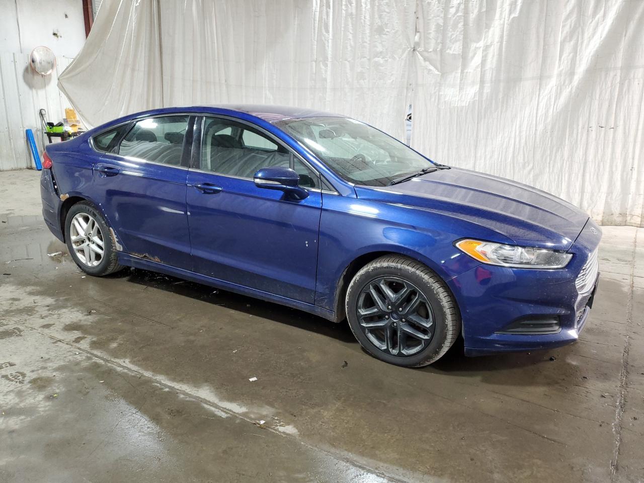 2013 Ford Fusion Se Blue vin: 3FA6P0H77DR232193 Damage: Right Qtr Panel, Rust, > 12 Inches