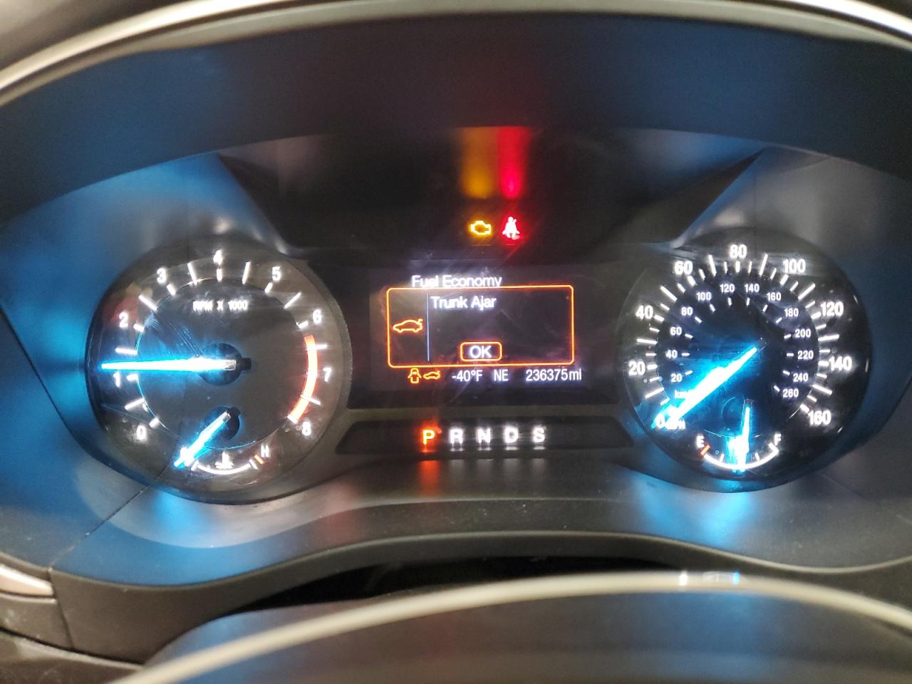 2013 Ford Fusion Se Blue vin: 3FA6P0H77DR232193 Damage: Warning Light - Engine, On, Unacceptable