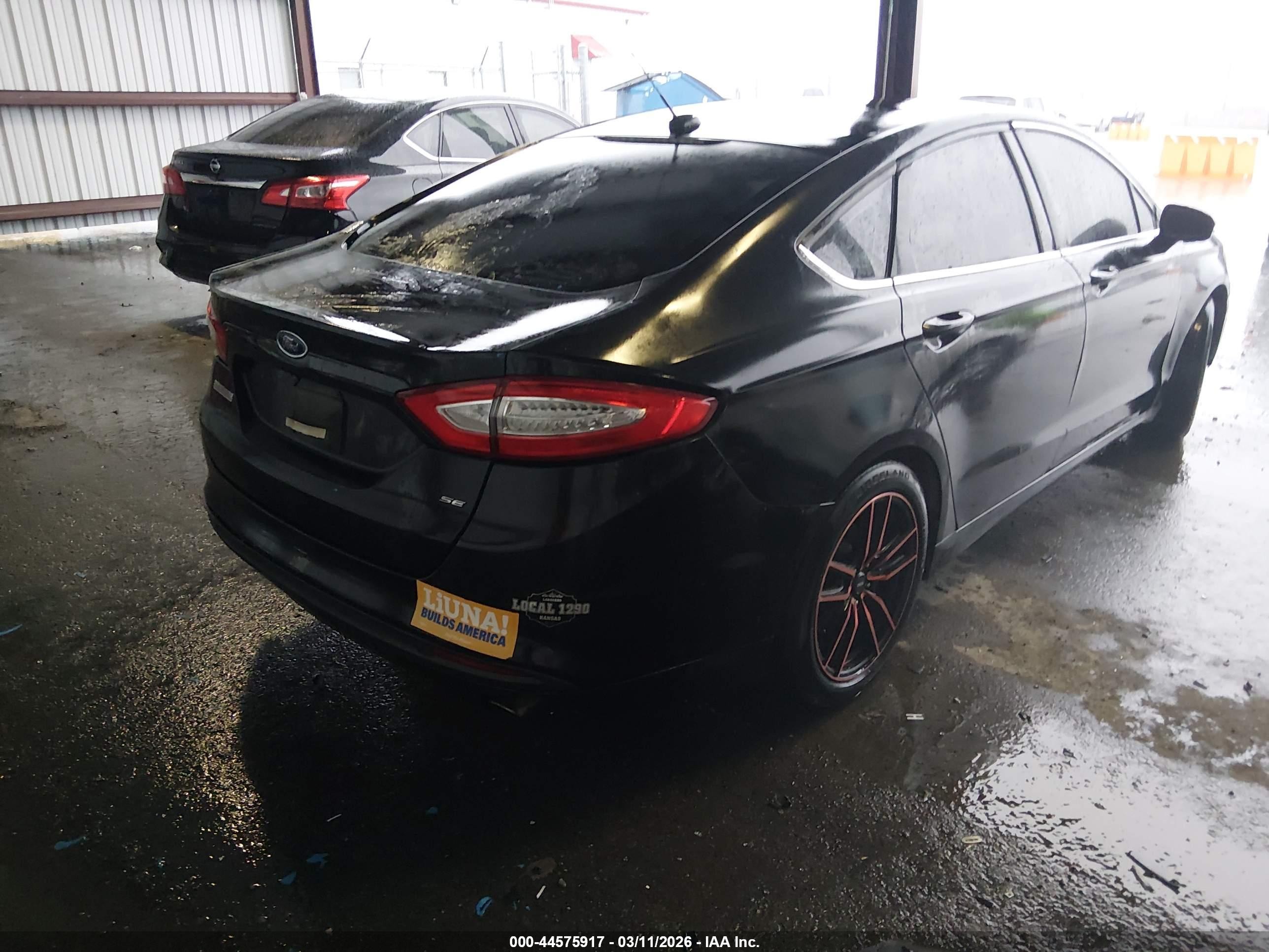 2013 Ford Fusion Se Black vin: 3FA6P0H77DR247423