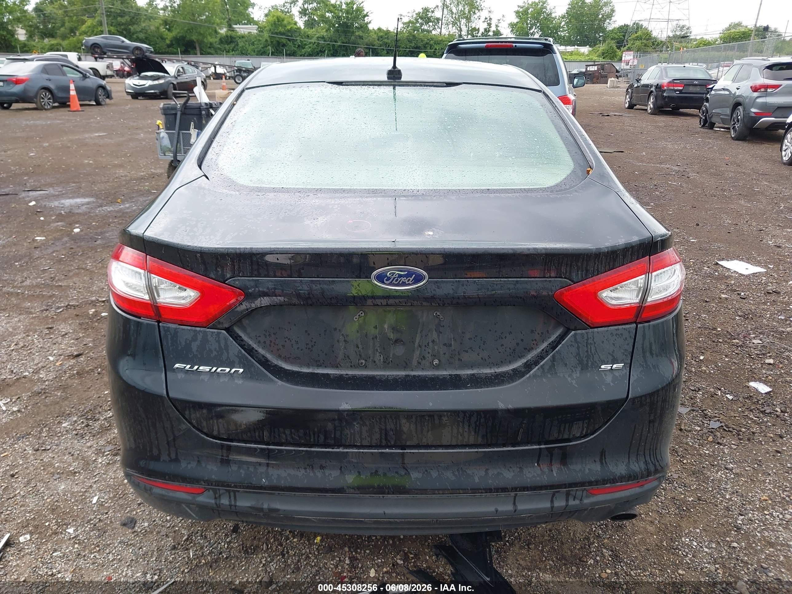 2013 Ford Fusion Se Черный vin: 3FA6P0H77DR278316