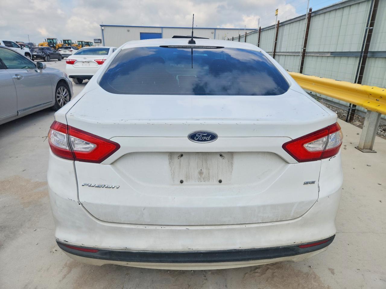 2013 Ford Fusion Se White vin: 3FA6P0H77DR292779