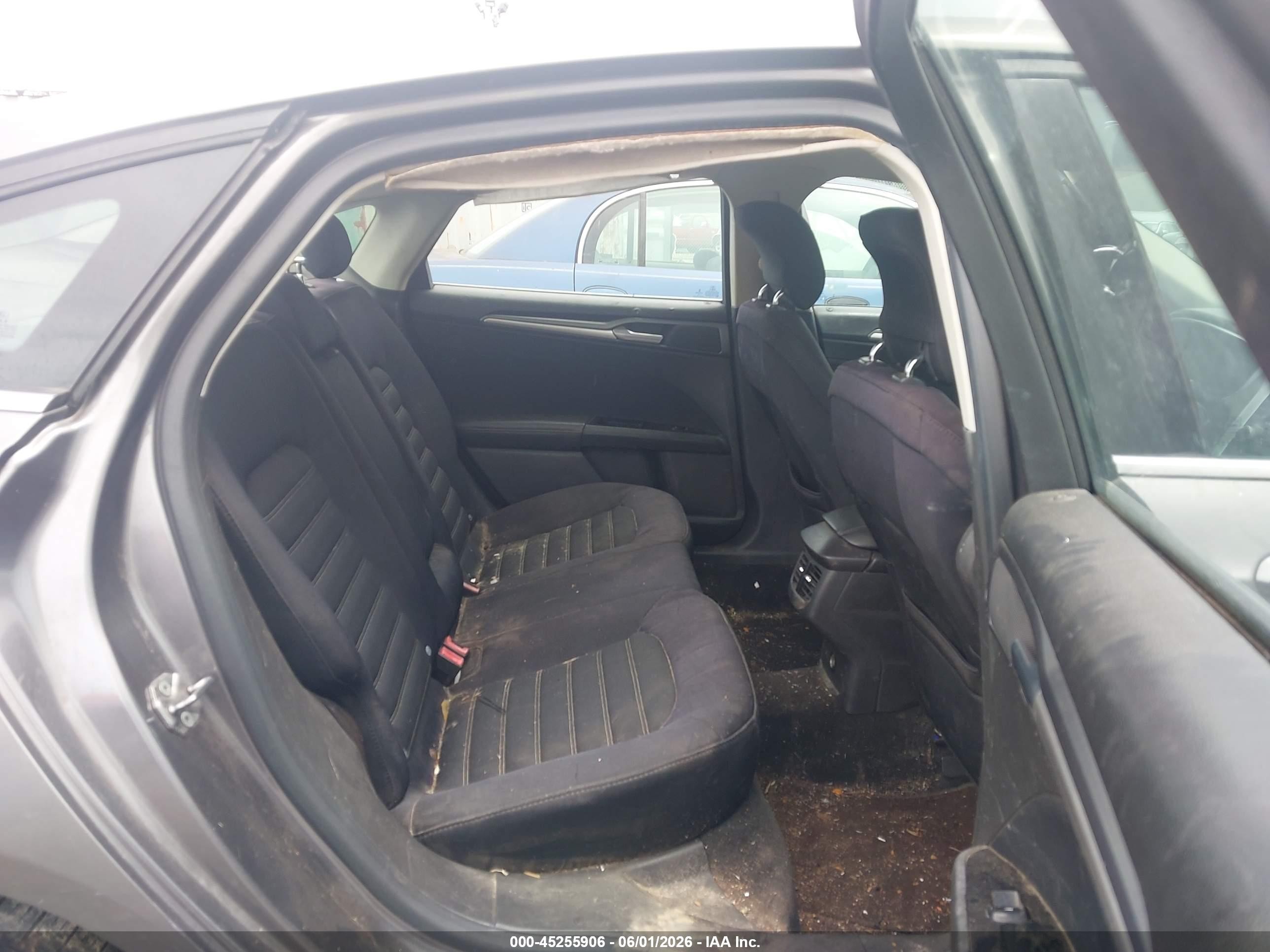 2013 Ford Fusion Se Gray vin: 3FA6P0H77DR295049
