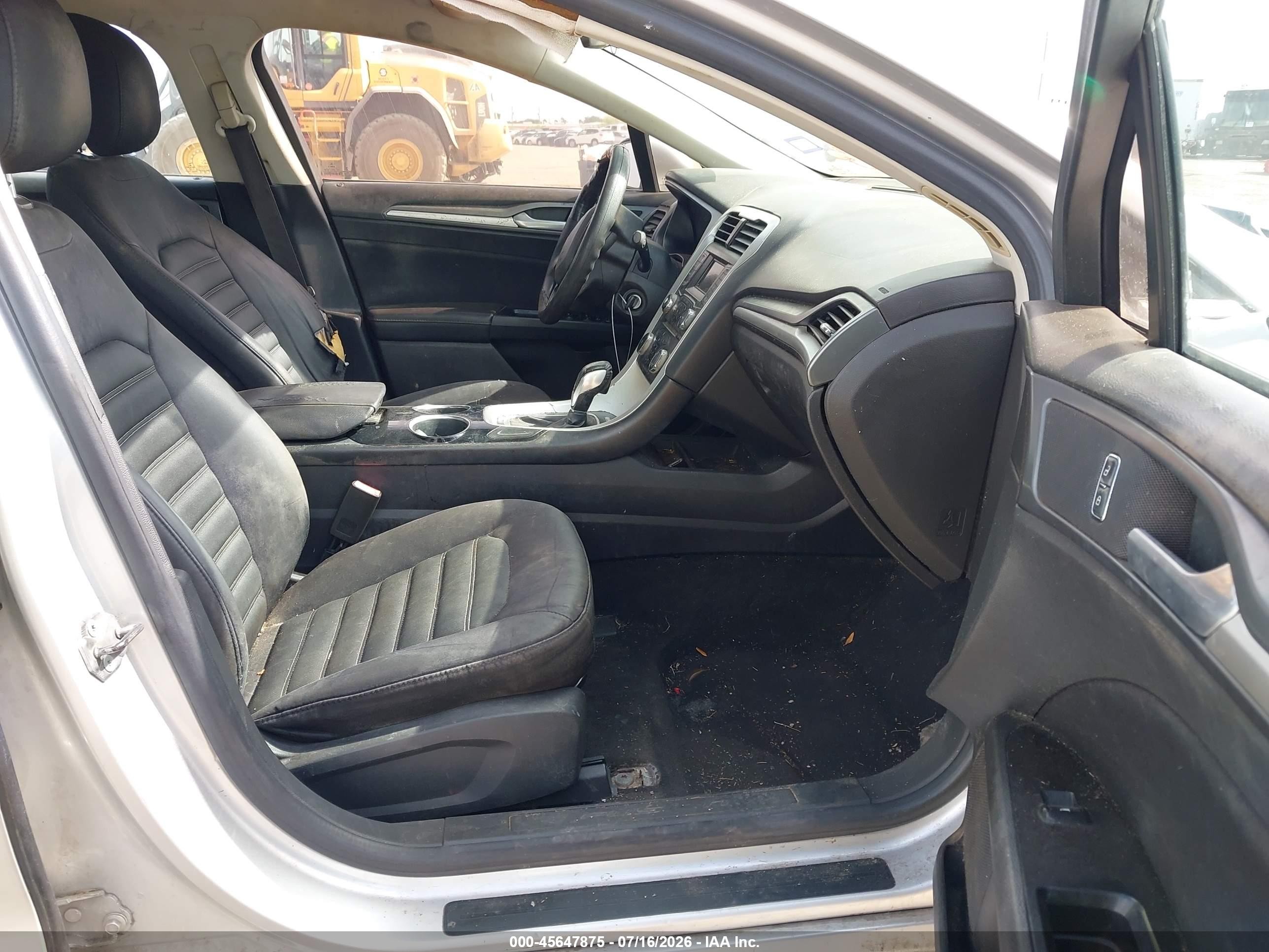 2013 Ford Fusion Se Silver vin: 3FA6P0H77DR306728