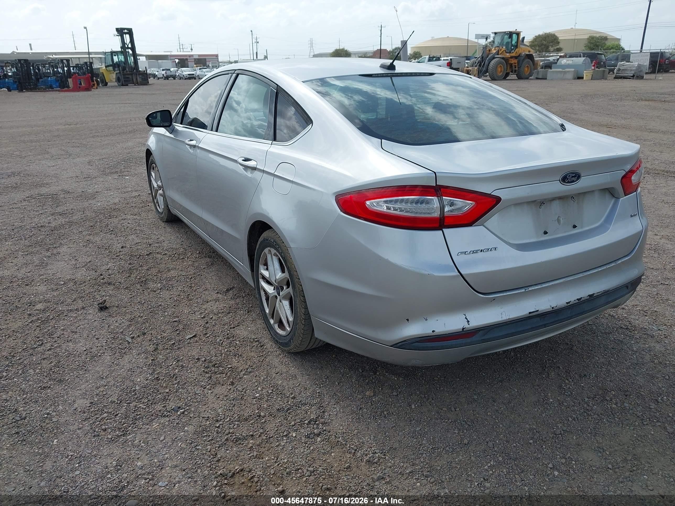2013 Ford Fusion Se Silver vin: 3FA6P0H77DR306728