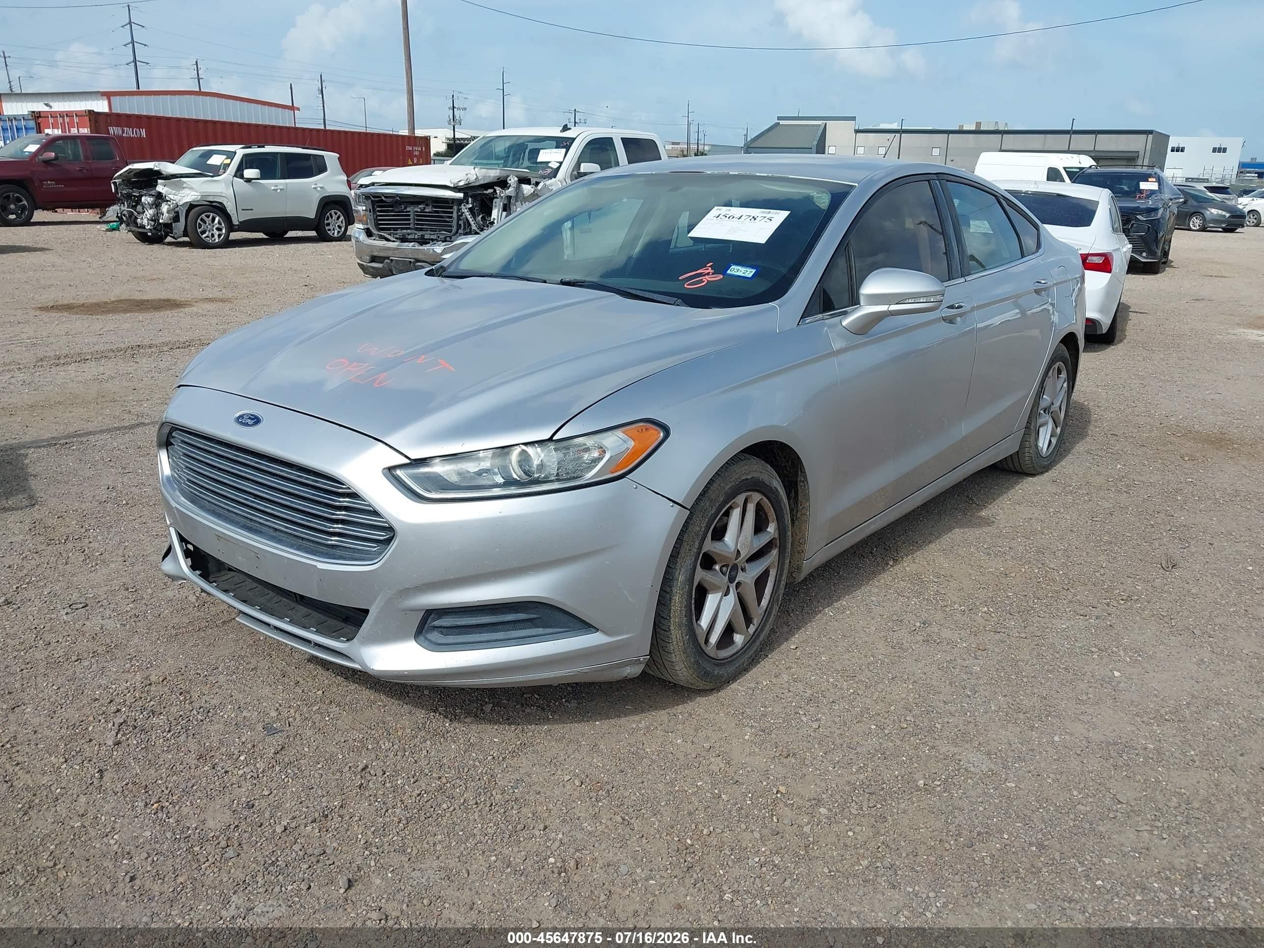 2013 Ford Fusion Se Silver vin: 3FA6P0H77DR306728