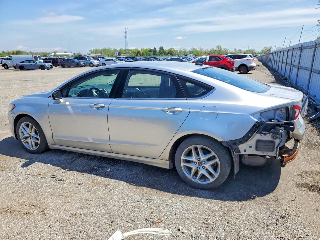 2013 Ford Fusion Se Silver vin: 3FA6P0H77DR314294