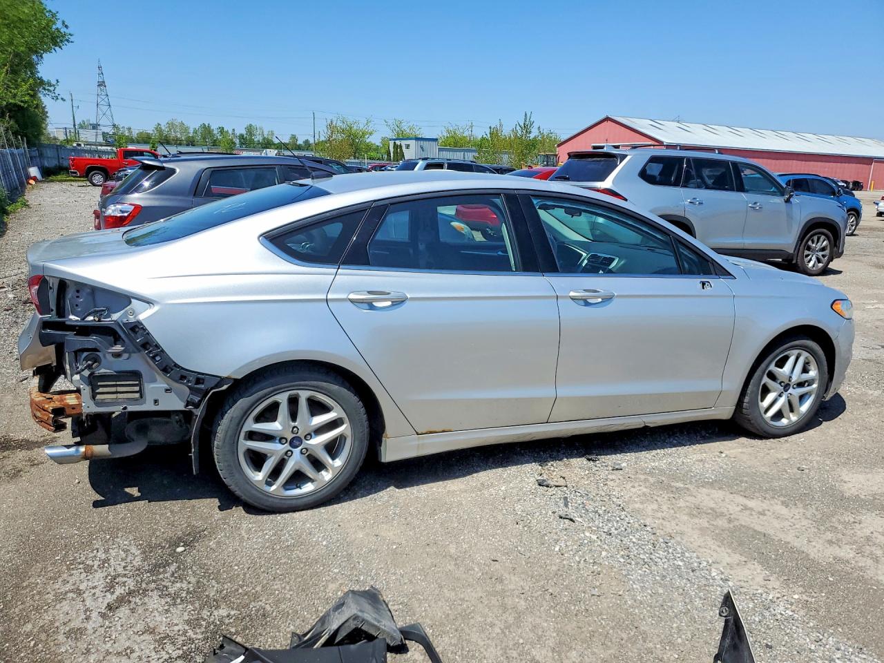2013 Ford Fusion Se Silver vin: 3FA6P0H77DR314294