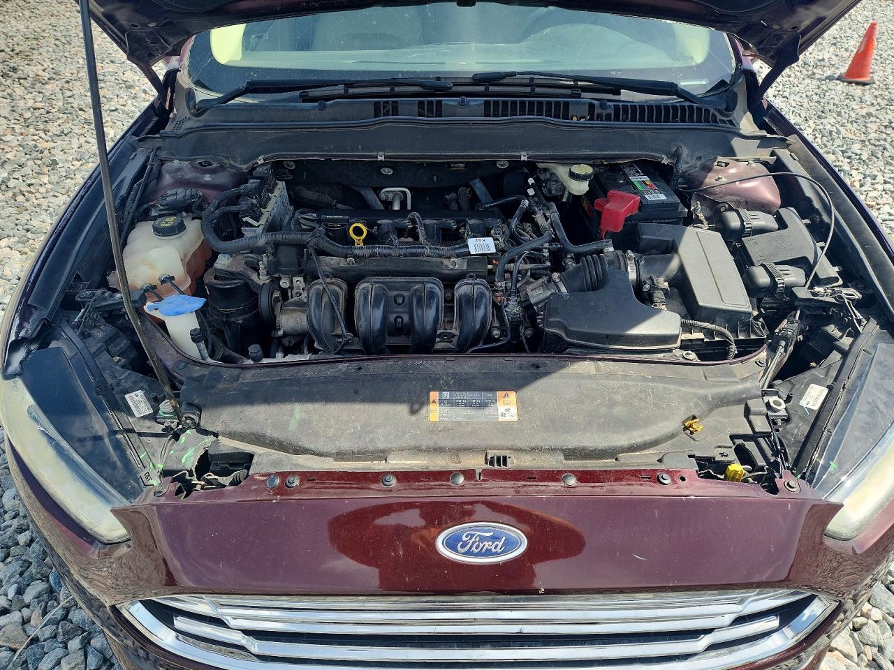 2013 Ford Fusion Se Бордовый vin: 3FA6P0H77DR356626