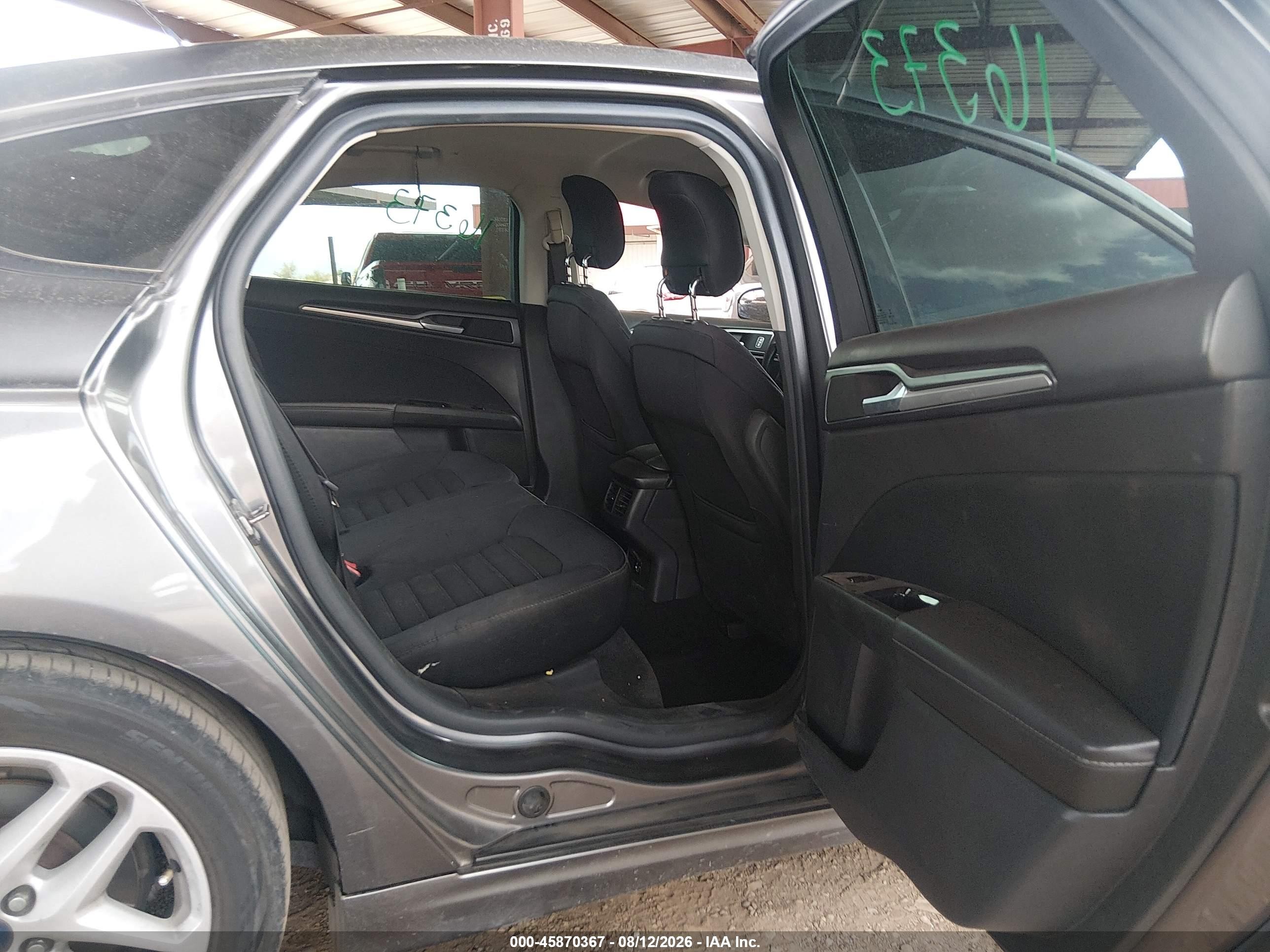 2013 Ford Fusion Se Gray vin: 3FA6P0H77DR359798