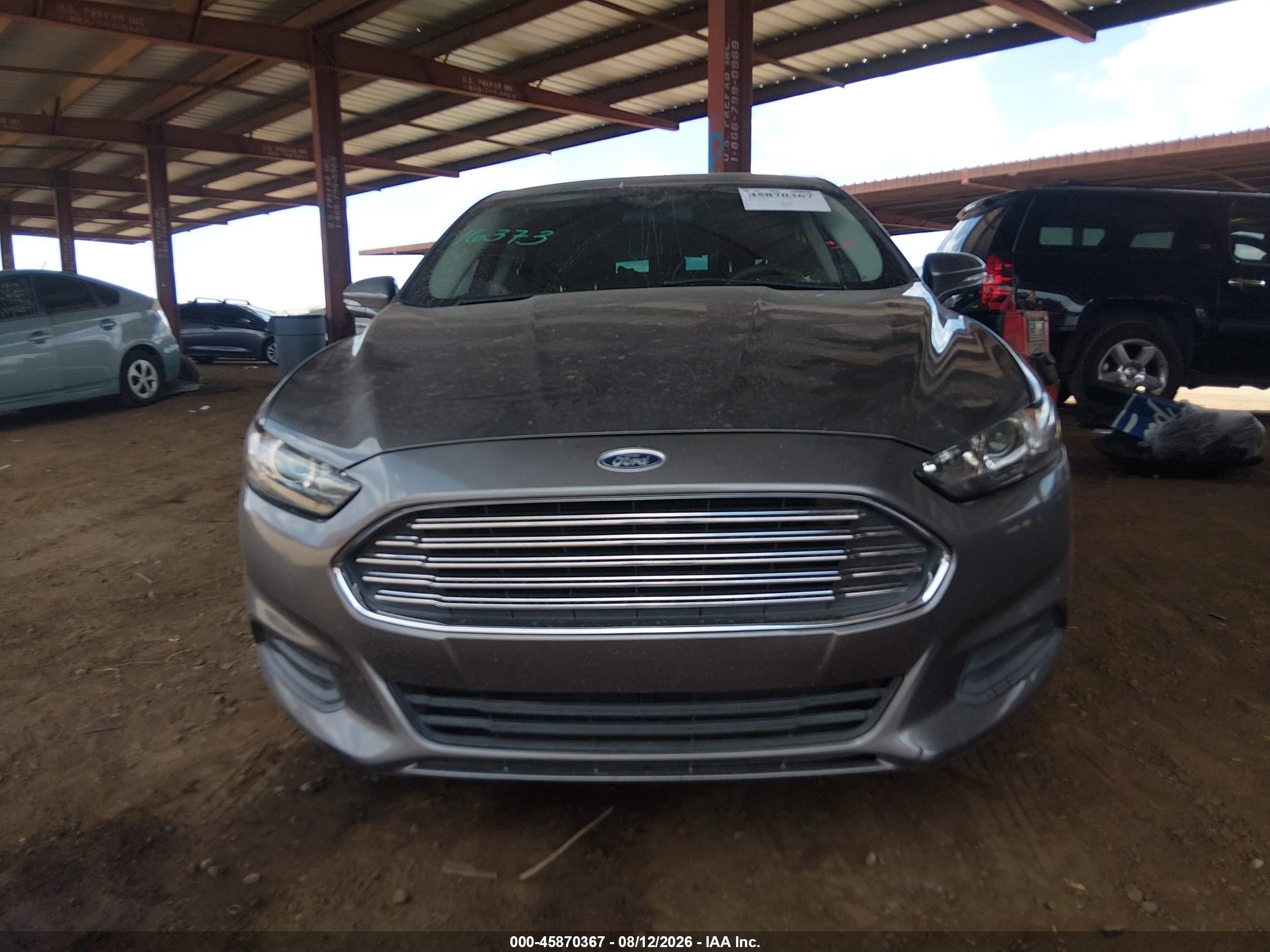 2013 Ford Fusion Se Gray vin: 3FA6P0H77DR359798