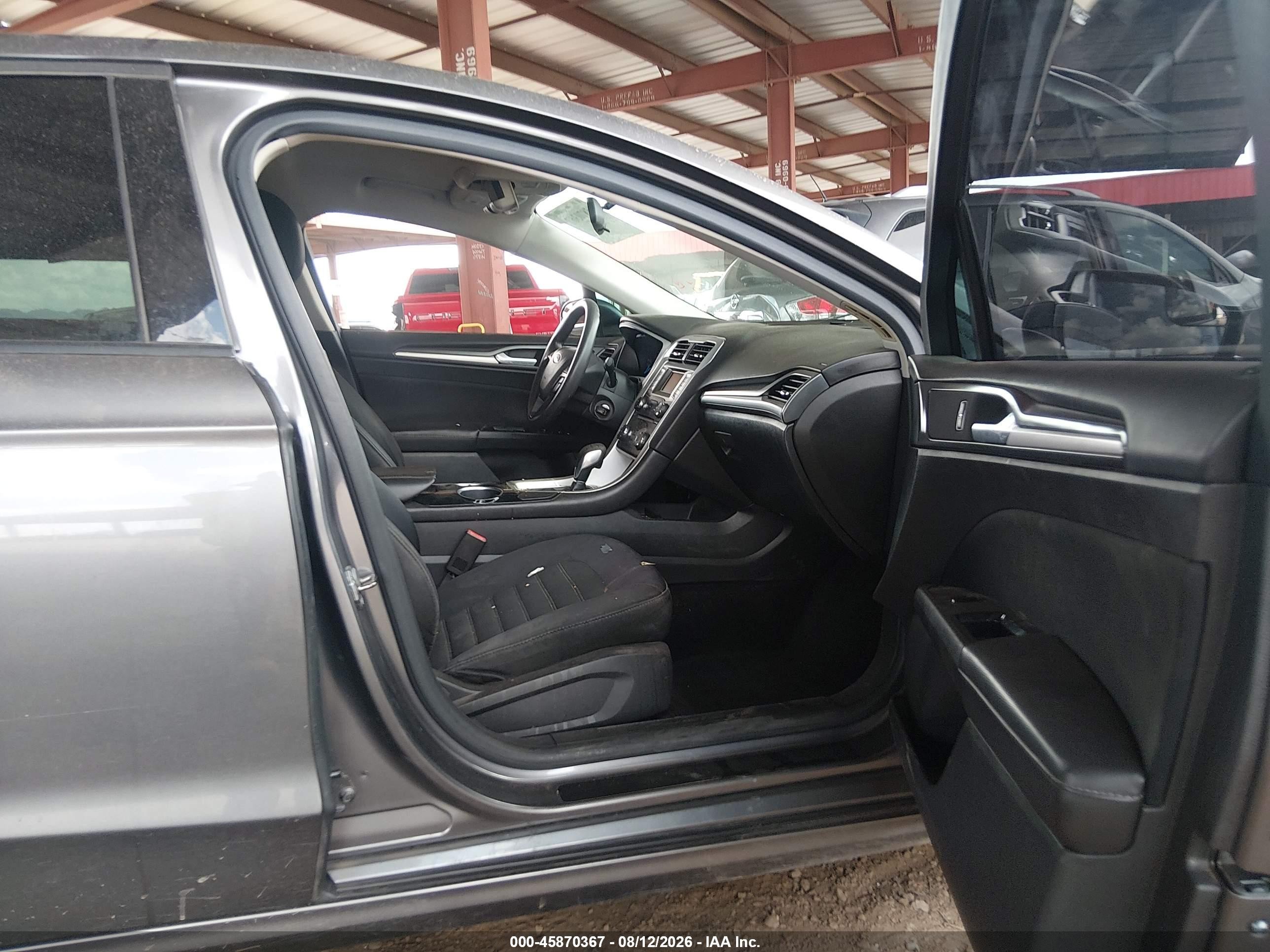 2013 Ford Fusion Se Gray vin: 3FA6P0H77DR359798