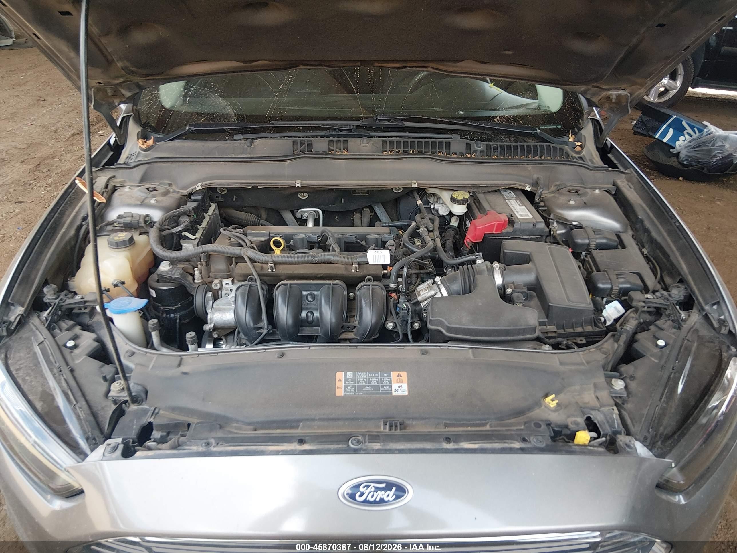 2013 Ford Fusion Se Gray vin: 3FA6P0H77DR359798
