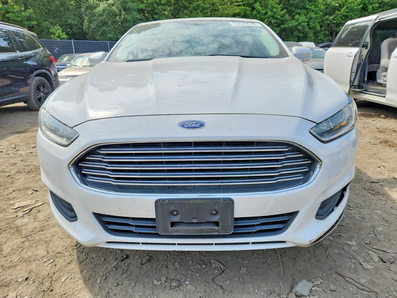 2013 Ford Fusion Se White vin: 3FA6P0H77DR376309