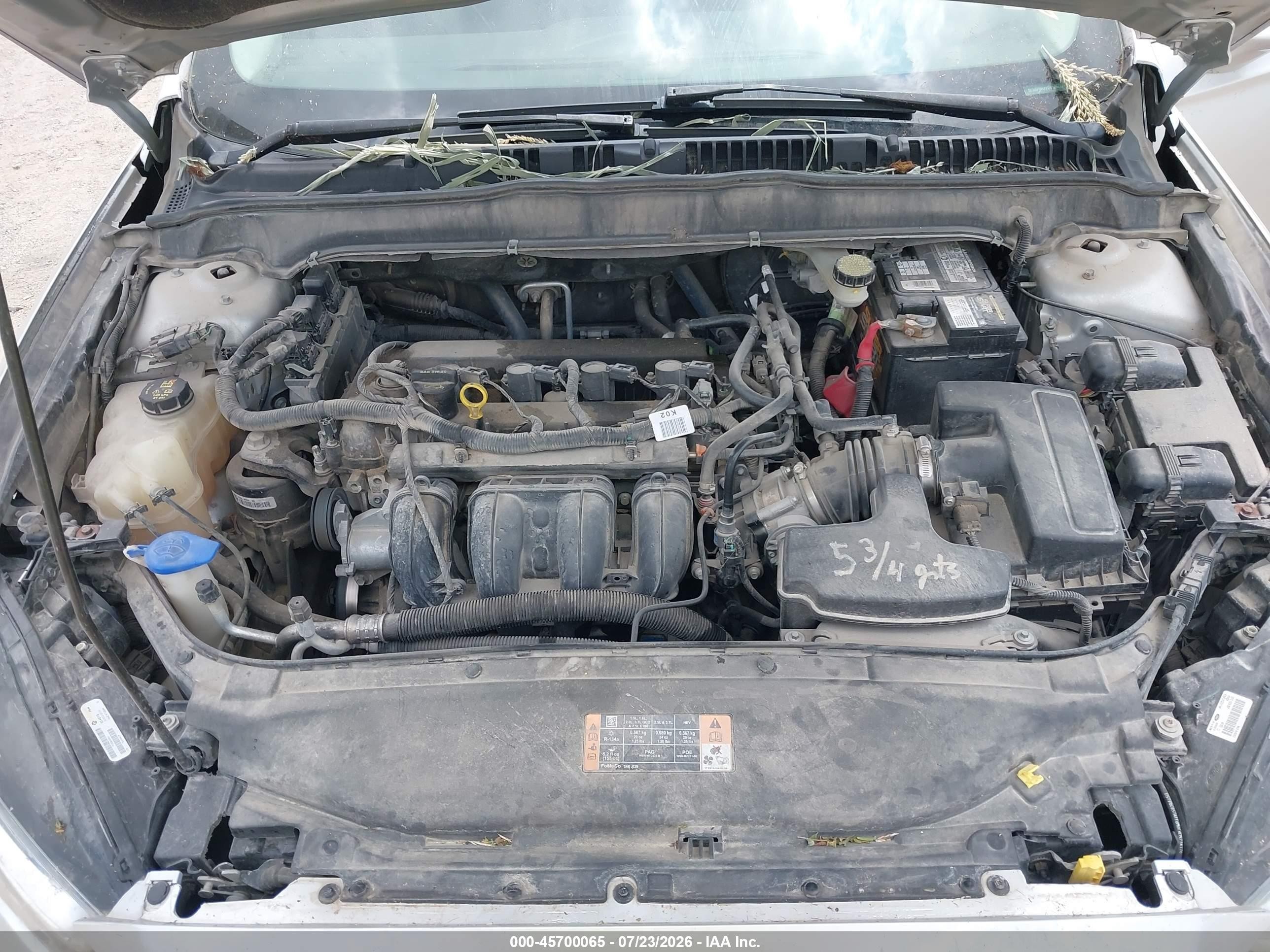 2014 Ford Fusion Se Silver vin: 3FA6P0H77ER108474