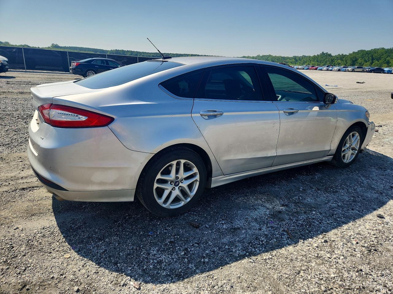 2014 Ford Fusion Se Silver vin: 3FA6P0H77ER114517