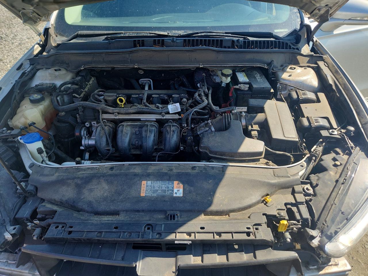 2014 Ford Fusion Se Silver vin: 3FA6P0H77ER114517
