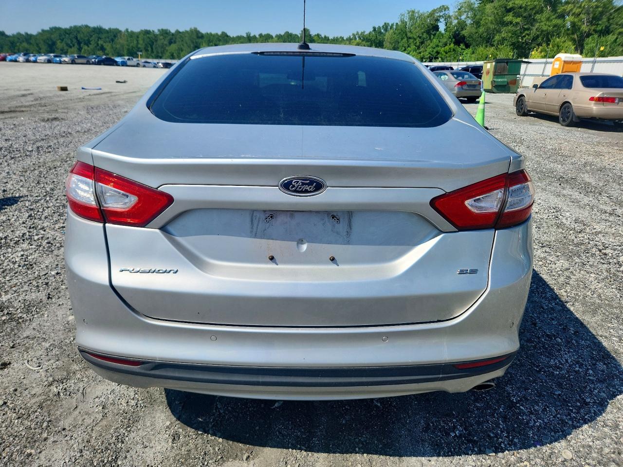 2014 Ford Fusion Se Silver vin: 3FA6P0H77ER114517