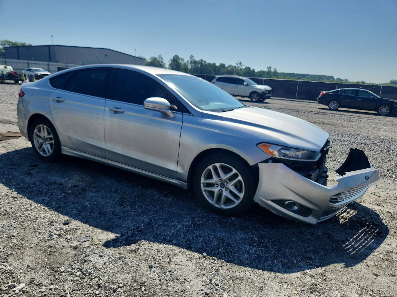 2014 Ford Fusion Se Silver vin: 3FA6P0H77ER114517