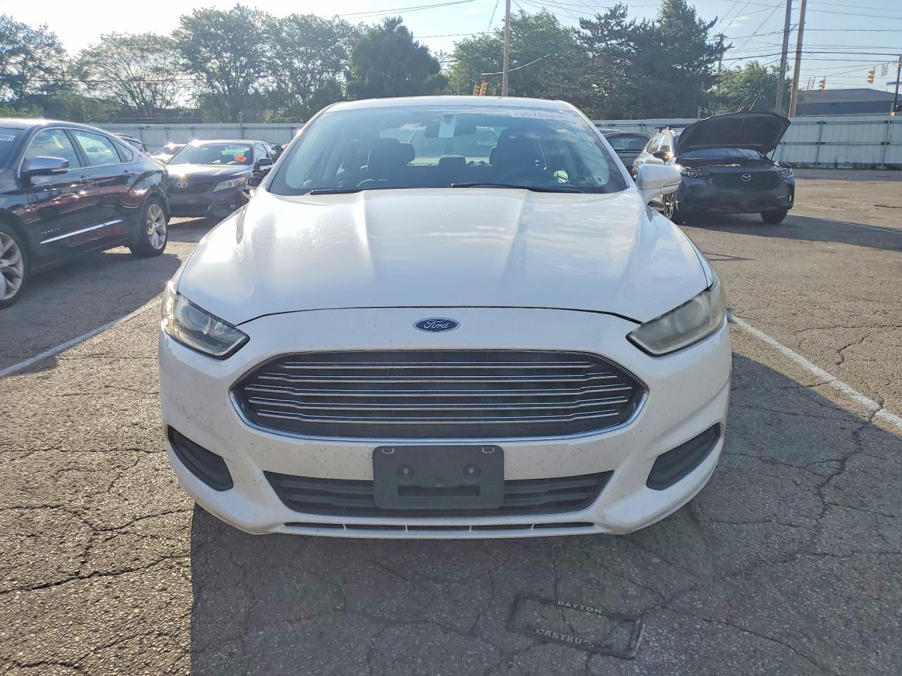 2014 Ford Fusion Se White vin: 3FA6P0H77ER151924