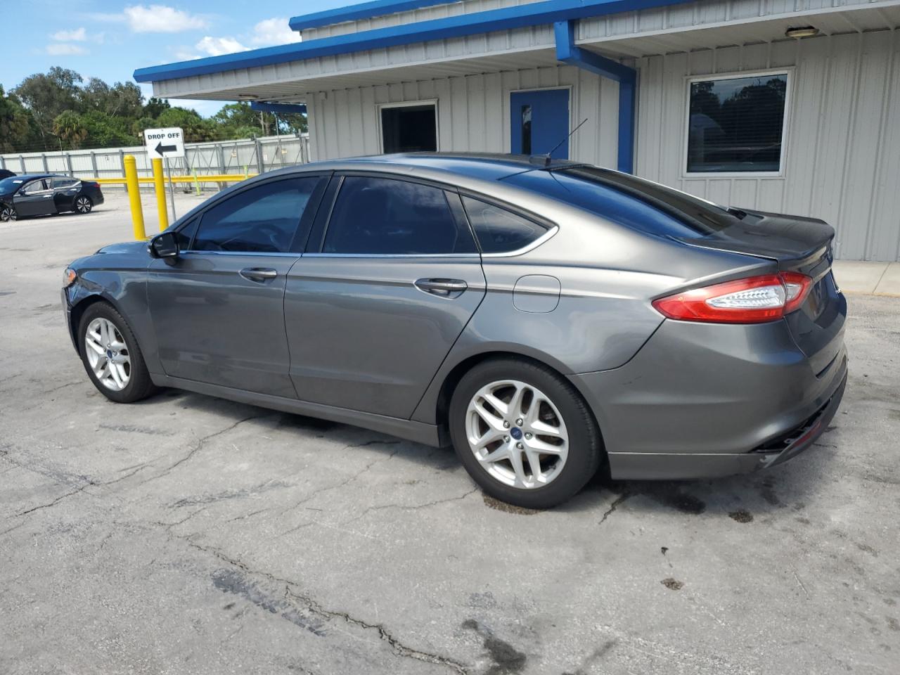 2014 Ford Fusion Se Gray vin: 3FA6P0H77ER164981