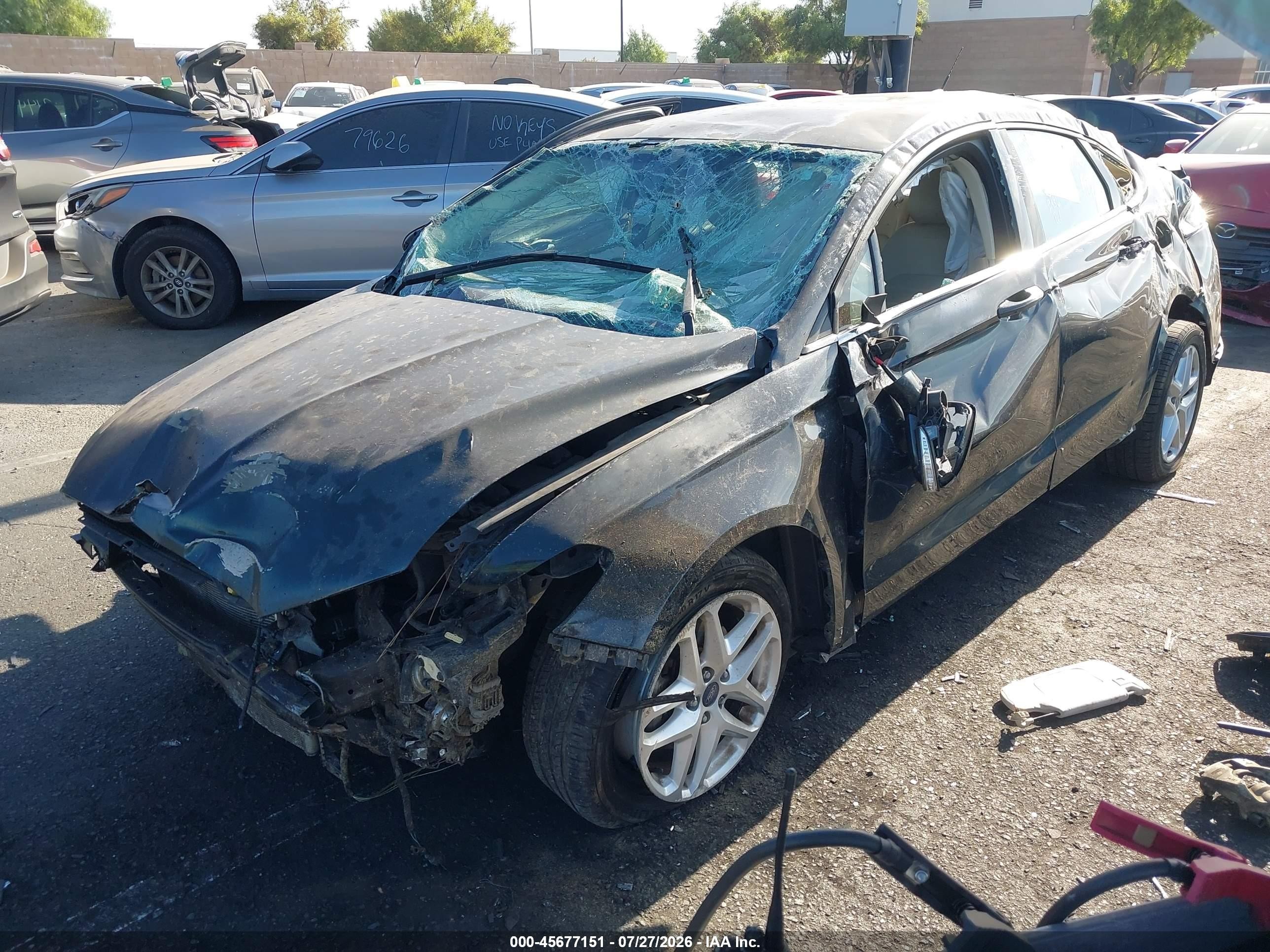 2014 Ford Fusion Se Black vin: 3FA6P0H77ER170456