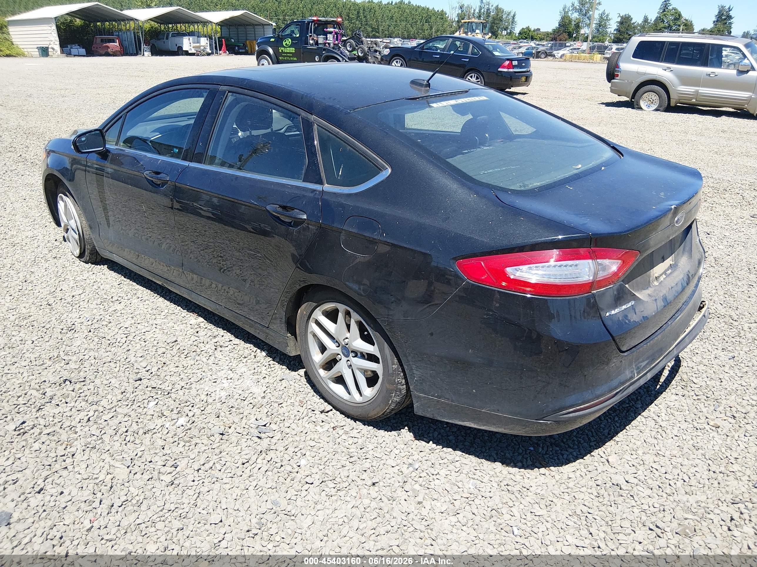 2014 Ford Fusion Se Black vin: 3FA6P0H77ER171123