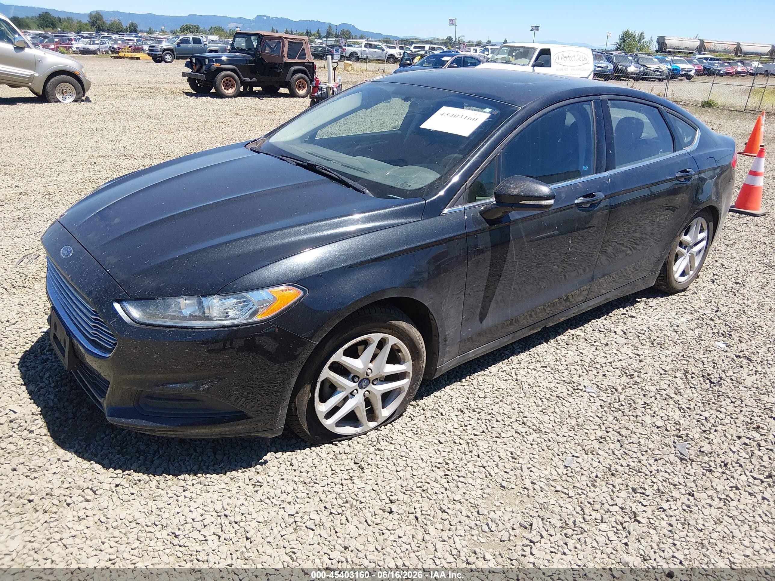 2014 Ford Fusion Se Black vin: 3FA6P0H77ER171123