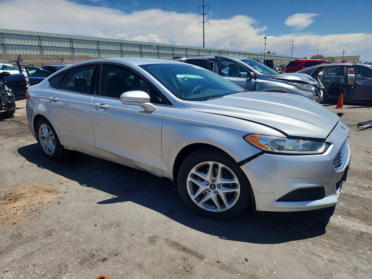 2014 Ford Fusion Se Silver vin: 3FA6P0H77ER178072