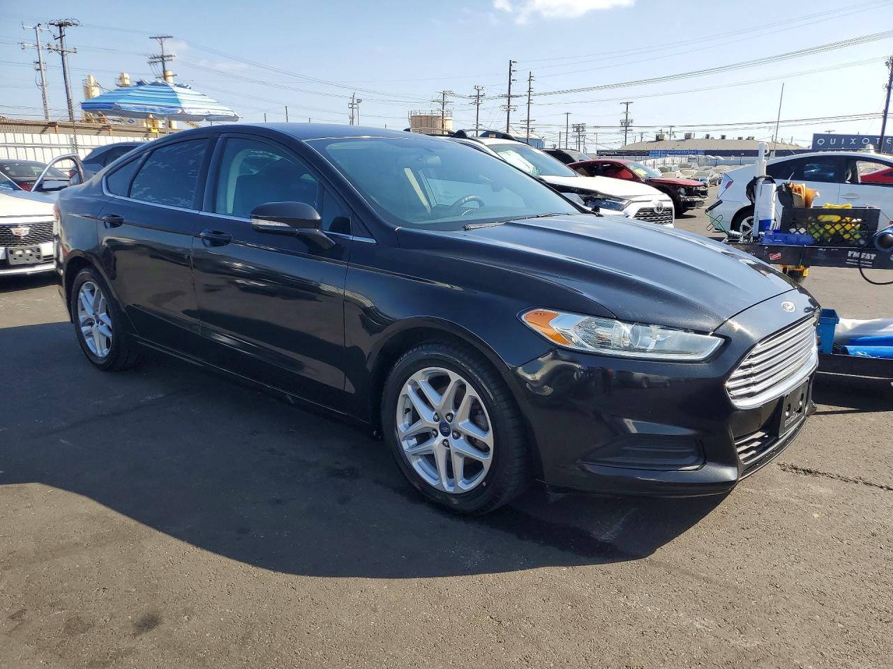 2014 Ford Fusion Se Black vin: 3FA6P0H77ER185409