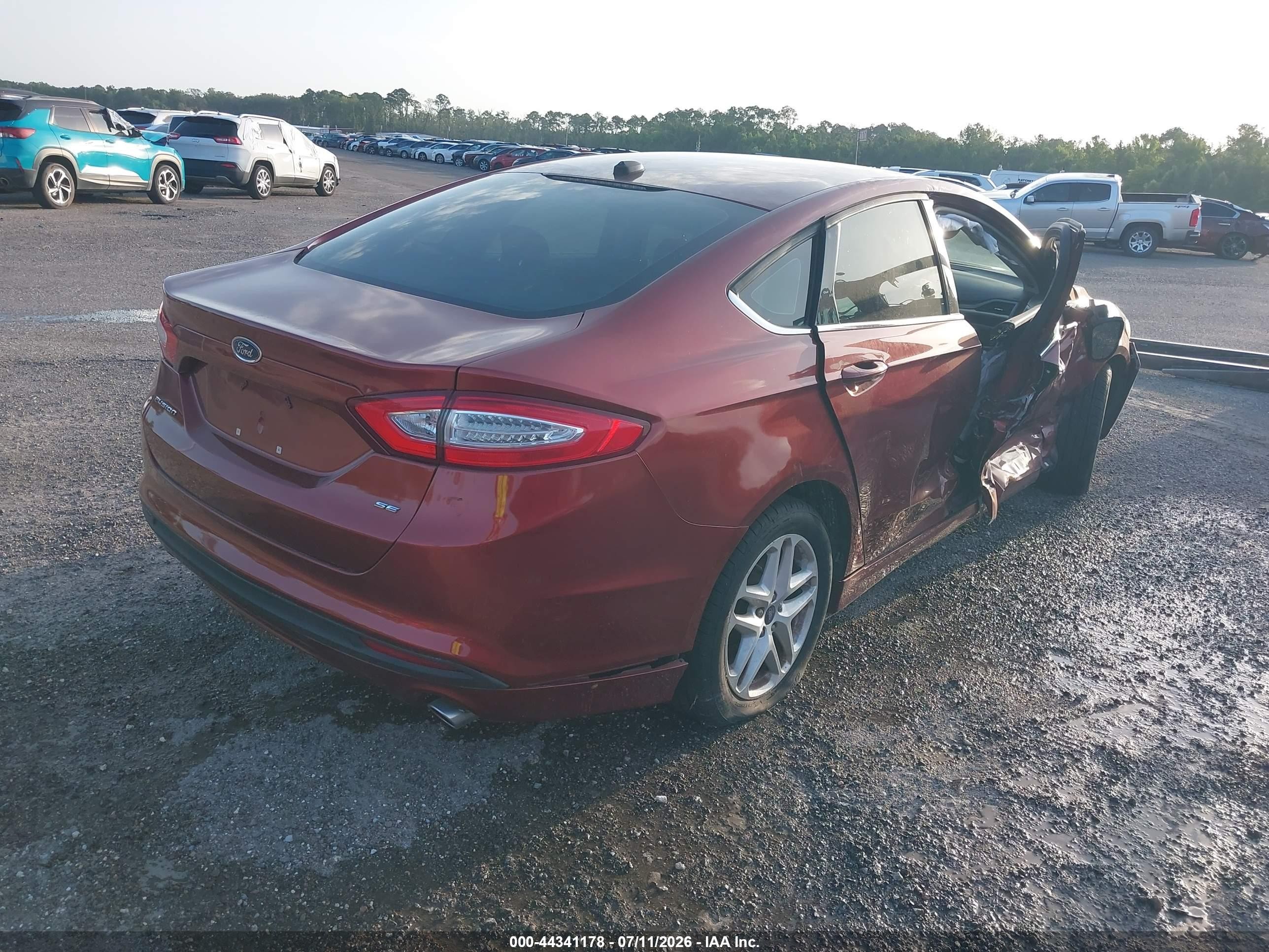 2014 Ford Fusion Se Maroon vin: 3FA6P0H77ER190822