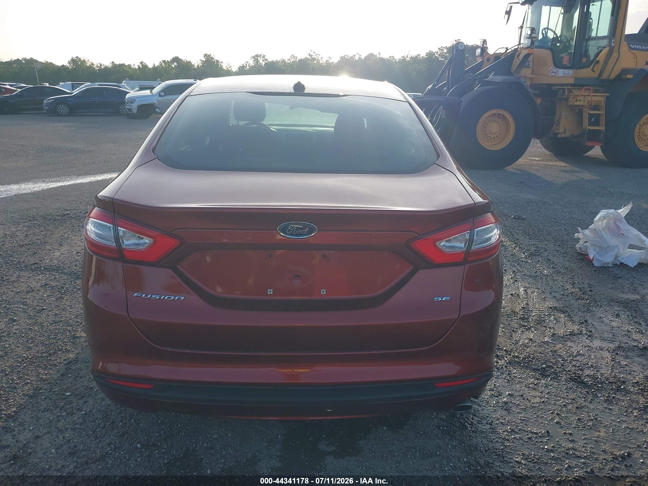 2014 Ford Fusion Se Maroon vin: 3FA6P0H77ER190822