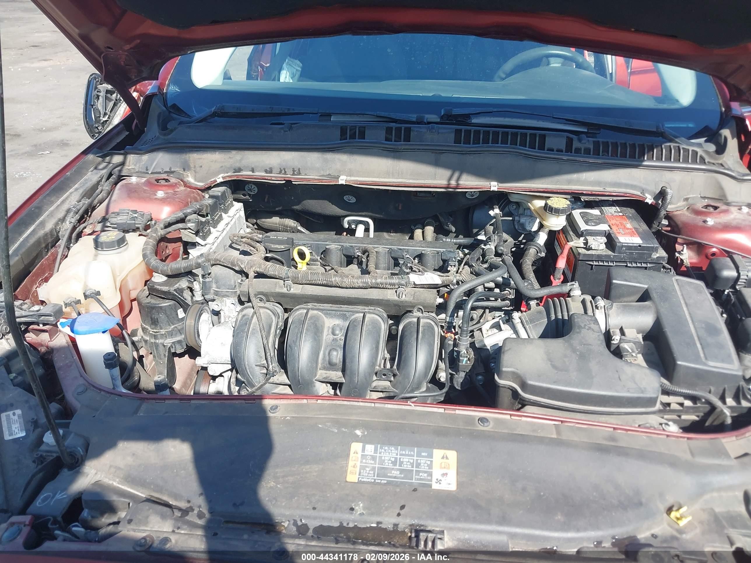 2014 Ford Fusion Se Maroon vin: 3FA6P0H77ER190822
