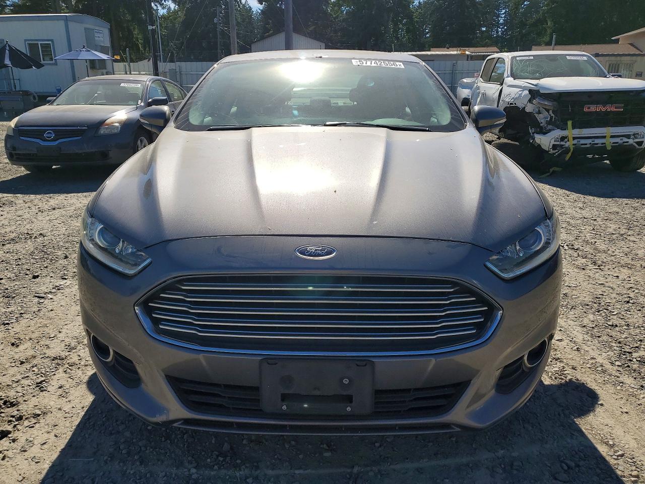 2014 Ford Fusion Se Gray vin: 3FA6P0H77ER220577