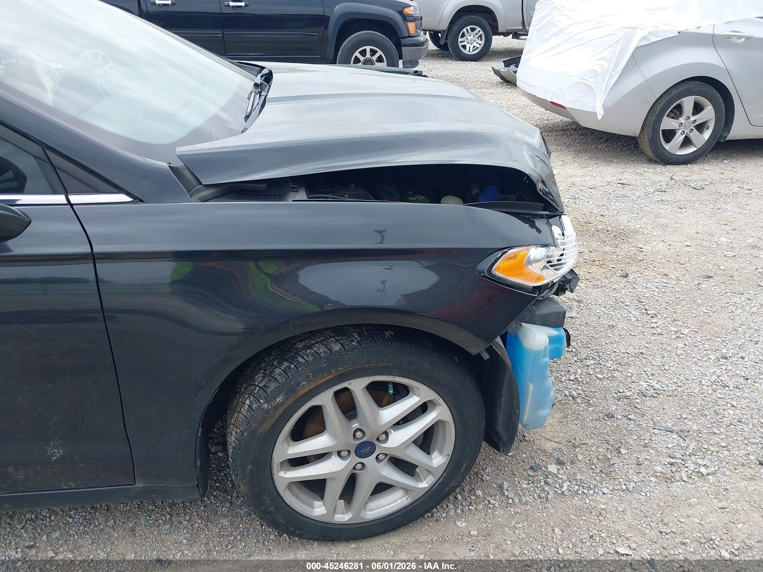 2014 Ford Fusion Se Black vin: 3FA6P0H77ER253322