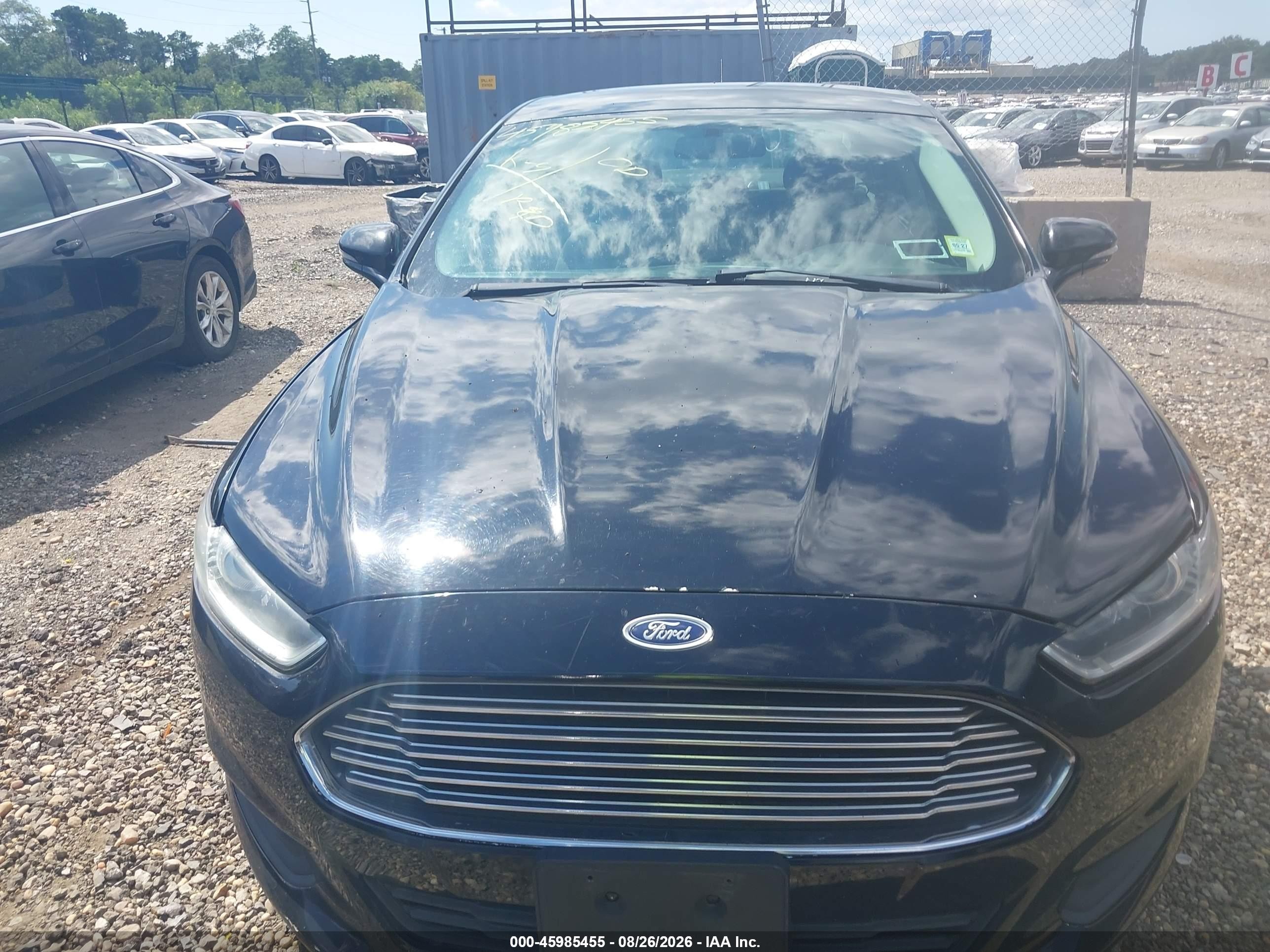2014 Ford Fusion Se Black vin: 3FA6P0H77ER262814