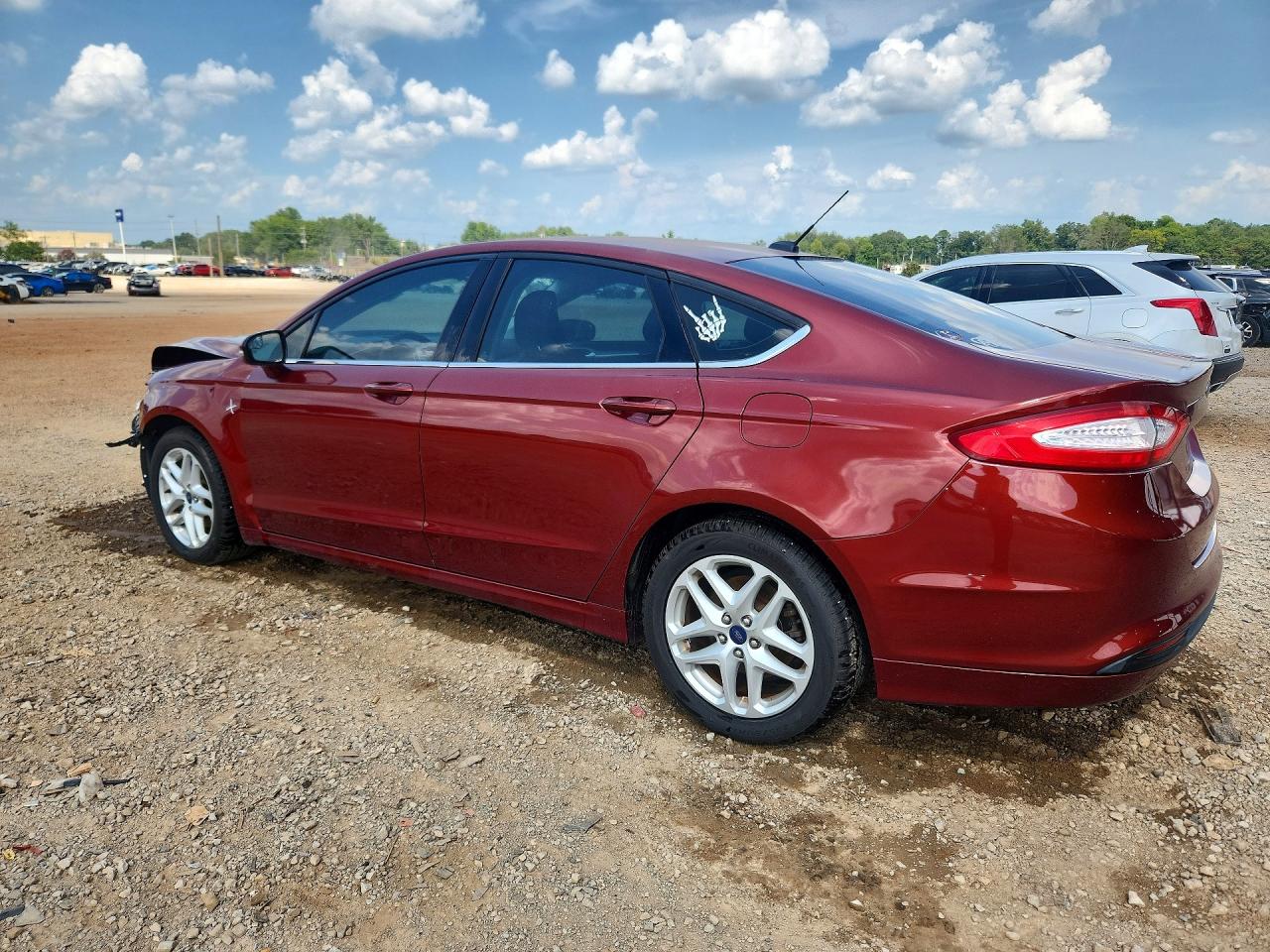 2014 Ford Fusion Se Red vin: 3FA6P0H77ER265339
