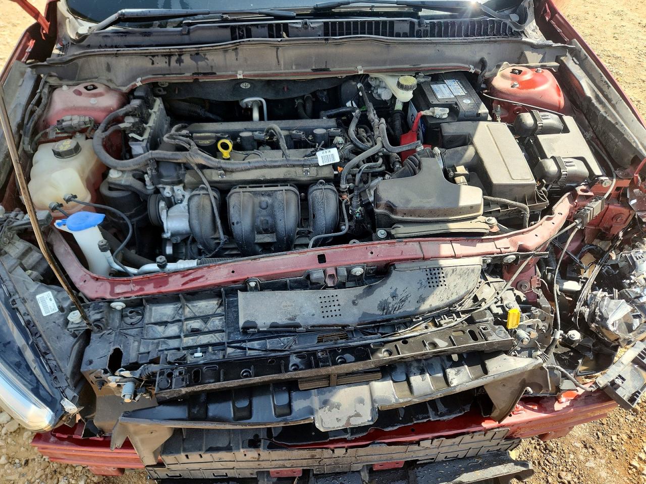 2014 Ford Fusion Se Red vin: 3FA6P0H77ER265339