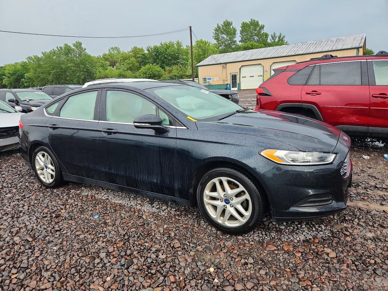 2014 Ford Fusion Se Black vin: 3FA6P0H77ER266183
