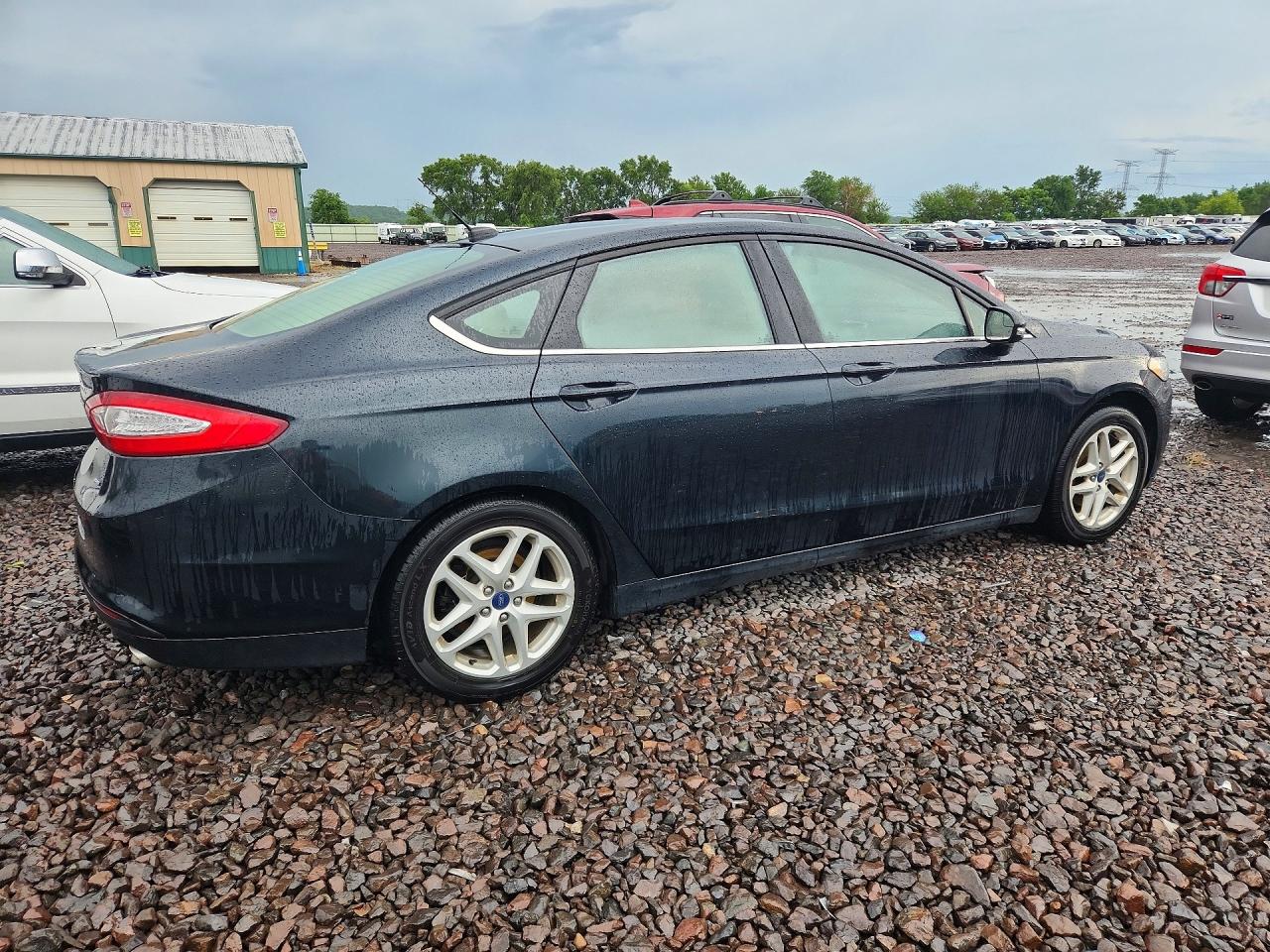 2014 Ford Fusion Se Black vin: 3FA6P0H77ER266183