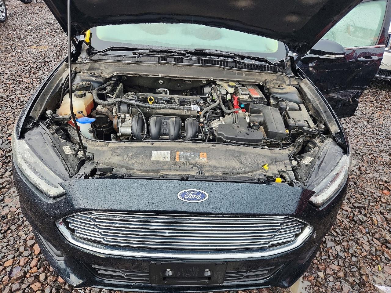 2014 Ford Fusion Se Black vin: 3FA6P0H77ER266183